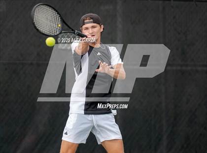 Thumbnail 2 in UIL Tennis 1A & 2A Boys Quarterfinal photogallery.