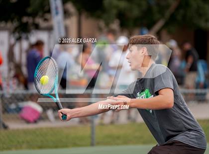 Thumbnail 1 in UIL Tennis 1A & 2A Boys Quarterfinal photogallery.