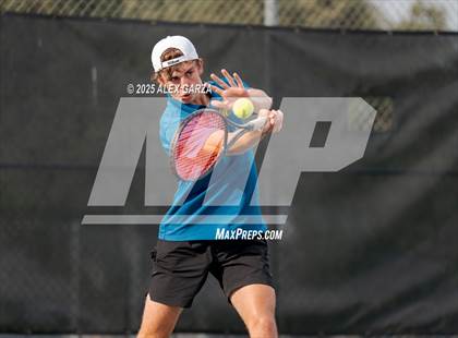 Thumbnail 2 in UIL Tennis 1A & 2A Boys Quarterfinal photogallery.