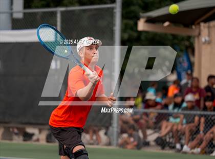 Thumbnail 3 in UIL Tennis 1A & 2A Boys Quarterfinal photogallery.