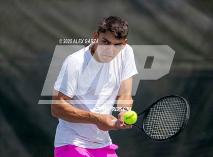 Thumbnail 1 in UIL Tennis 1A & 2A Boys Quarterfinal photogallery.