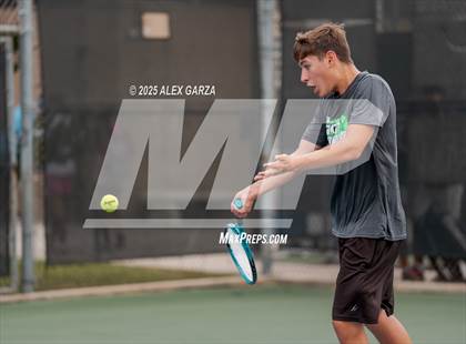Thumbnail 1 in UIL Tennis 1A & 2A Boys Quarterfinal photogallery.