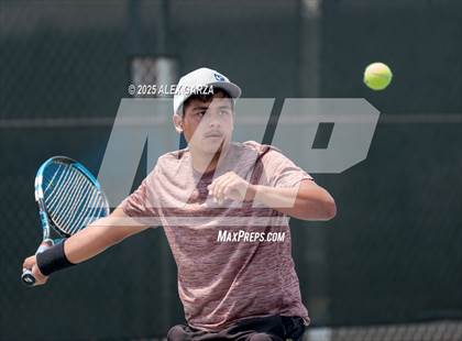 Thumbnail 3 in UIL Tennis 1A & 2A Boys Quarterfinal photogallery.