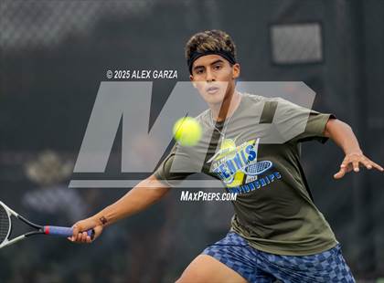 Thumbnail 1 in UIL Tennis 1A & 2A Boys Quarterfinal photogallery.