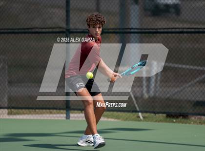 Thumbnail 1 in UIL Tennis 1A & 2A Boys Quarterfinal photogallery.