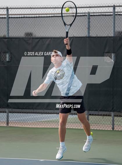 Thumbnail 1 in UIL Tennis 1A & 2A Boys Quarterfinal photogallery.