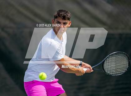 Thumbnail 3 in UIL Tennis 1A & 2A Boys Quarterfinal photogallery.