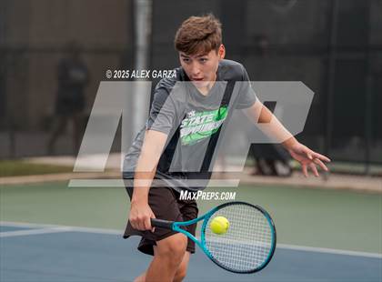 Thumbnail 3 in UIL Tennis 1A & 2A Boys Quarterfinal photogallery.