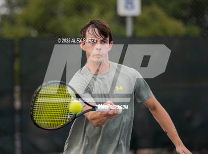 Thumbnail 2 in UIL Tennis 1A & 2A Boys Quarterfinal photogallery.