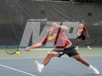 Thumbnail 3 in UIL Tennis 1A & 2A Boys Quarterfinal photogallery.