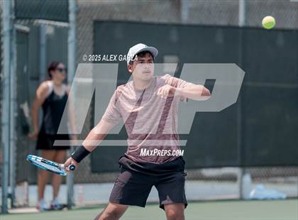 Thumbnail 1 in UIL Tennis 1A & 2A Boys Quarterfinal photogallery.