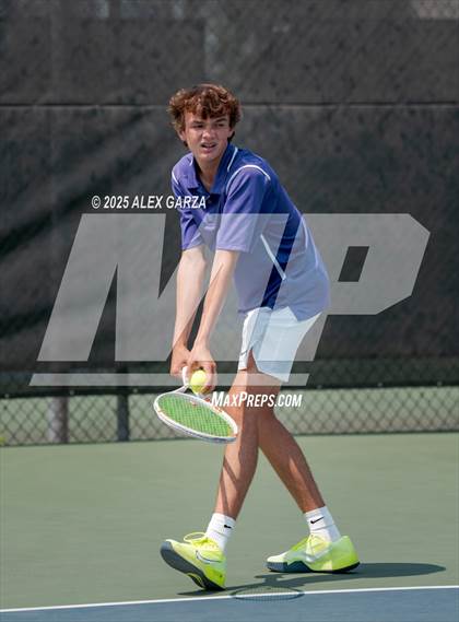 Thumbnail 1 in UIL Tennis 1A & 2A Boys Quarterfinal photogallery.