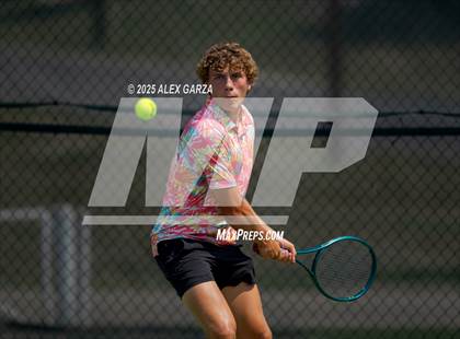 Thumbnail 3 in UIL Tennis 1A & 2A Boys Quarterfinal photogallery.