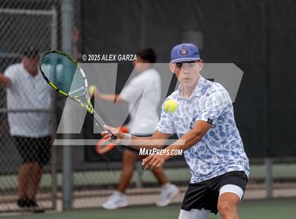 Thumbnail 3 in UIL Tennis 1A & 2A Boys Quarterfinal photogallery.
