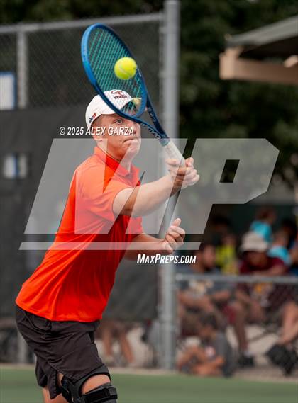 Thumbnail 1 in UIL Tennis 1A & 2A Boys Quarterfinal photogallery.