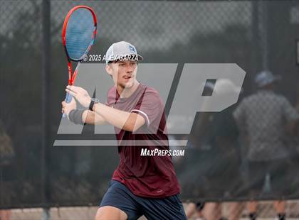 Thumbnail 2 in UIL Tennis 1A & 2A Boys Quarterfinal photogallery.