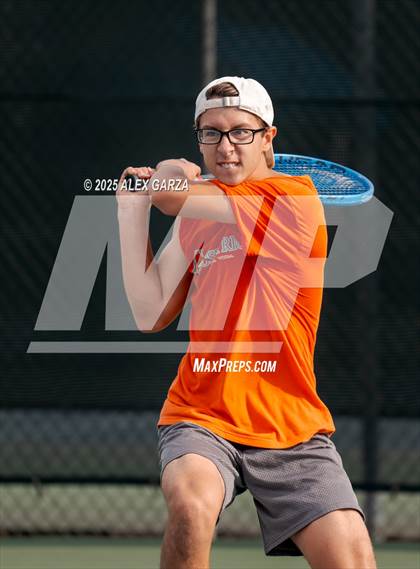 Thumbnail 1 in UIL Tennis 1A & 2A Boys Quarterfinal photogallery.