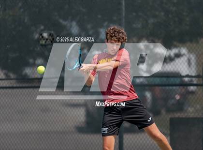 Thumbnail 3 in UIL Tennis 1A & 2A Boys Quarterfinal photogallery.