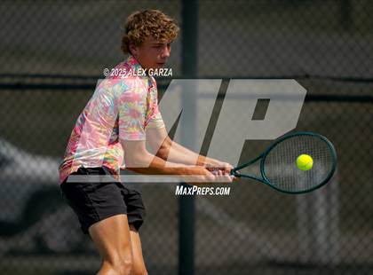 Thumbnail 2 in UIL Tennis 1A & 2A Boys Quarterfinal photogallery.