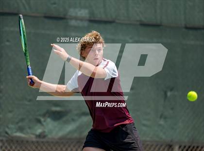Thumbnail 3 in UIL Tennis 1A & 2A Boys Quarterfinal photogallery.