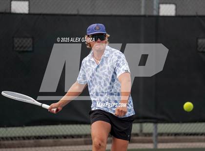 Thumbnail 1 in UIL Tennis 1A & 2A Boys Quarterfinal photogallery.