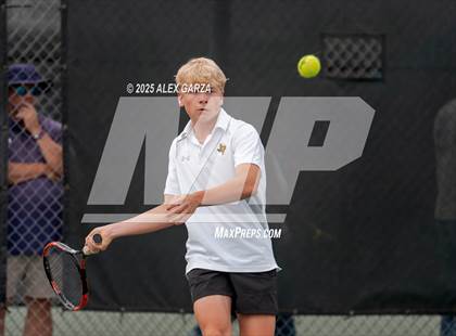 Thumbnail 2 in UIL Tennis 1A & 2A Boys Quarterfinal photogallery.