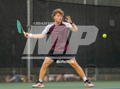 Thumbnail 3 in UIL Tennis 1A & 2A Boys Quarterfinal photogallery.