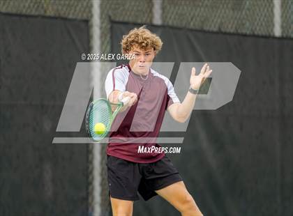 Thumbnail 1 in UIL Tennis 1A & 2A Boys Quarterfinal photogallery.
