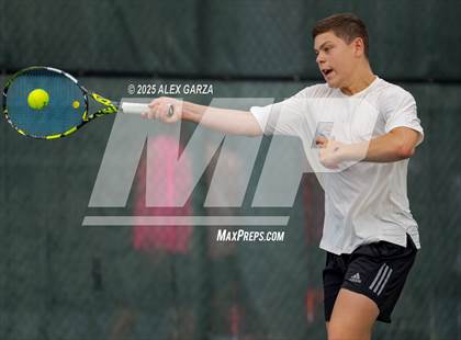 Thumbnail 1 in UIL Tennis 1A & 2A Boys Quarterfinal photogallery.