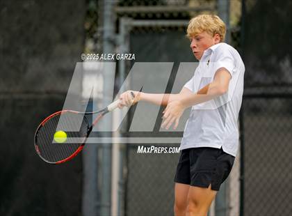 Thumbnail 2 in UIL Tennis 1A & 2A Boys Quarterfinal photogallery.