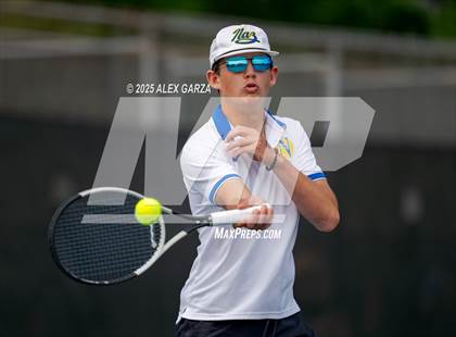 Thumbnail 2 in UIL Tennis 1A & 2A Boys Quarterfinal photogallery.
