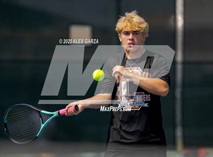 Thumbnail 2 in UIL Tennis 1A & 2A Boys Quarterfinal photogallery.