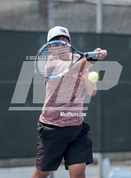 Thumbnail 2 in UIL Tennis 1A & 2A Boys Quarterfinal photogallery.