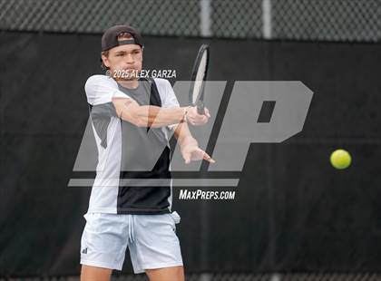 Thumbnail 1 in UIL Tennis 1A & 2A Boys Quarterfinal photogallery.