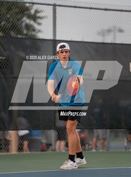 Thumbnail 1 in UIL Tennis 1A & 2A Boys Quarterfinal photogallery.