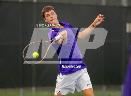 Thumbnail 3 in UIL Tennis 1A & 2A Boys Quarterfinal photogallery.