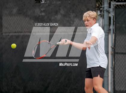 Thumbnail 1 in UIL Tennis 1A & 2A Boys Quarterfinal photogallery.
