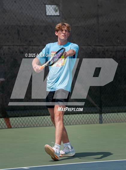 Thumbnail 2 in UIL Tennis 1A & 2A Boys Quarterfinal photogallery.