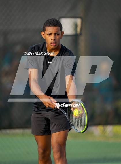 Thumbnail 1 in UIL Tennis 1A & 2A Boys Quarterfinal photogallery.