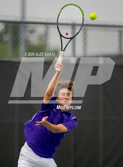 Thumbnail 2 in UIL Tennis 1A & 2A Boys Quarterfinal photogallery.