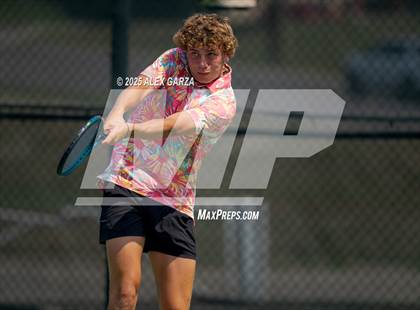 Thumbnail 3 in UIL Tennis 1A & 2A Boys Quarterfinal photogallery.