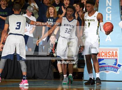 Thumbnail 3 in Heritage vs. Independence (NCHSAA 4A Final) photogallery.