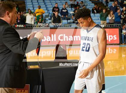 Thumbnail 3 in Heritage vs. Independence (NCHSAA 4A Final) photogallery.