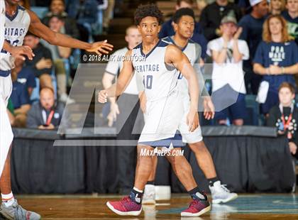 Thumbnail 1 in Heritage vs. Independence (NCHSAA 4A Final) photogallery.