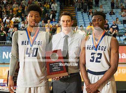 Thumbnail 1 in Heritage vs. Independence (NCHSAA 4A Final) photogallery.
