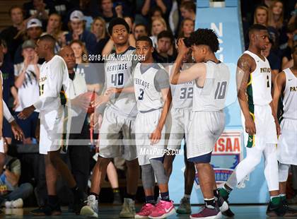 Thumbnail 3 in Heritage vs. Independence (NCHSAA 4A Final) photogallery.