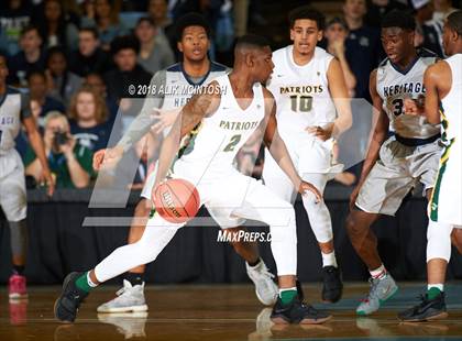 Thumbnail 2 in Heritage vs. Independence (NCHSAA 4A Final) photogallery.
