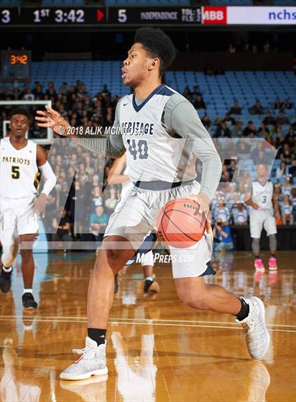 Thumbnail 2 in Heritage vs. Independence (NCHSAA 4A Final) photogallery.