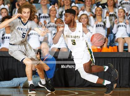 Thumbnail 3 in Heritage vs. Independence (NCHSAA 4A Final) photogallery.