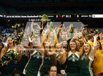 Thumbnail 2 in Heritage vs. Independence (NCHSAA 4A Final) photogallery.